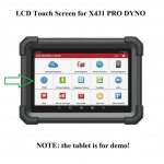 LCD Touch Screen Digitizer Replacement for LAUNCH X431 PRO DYNO